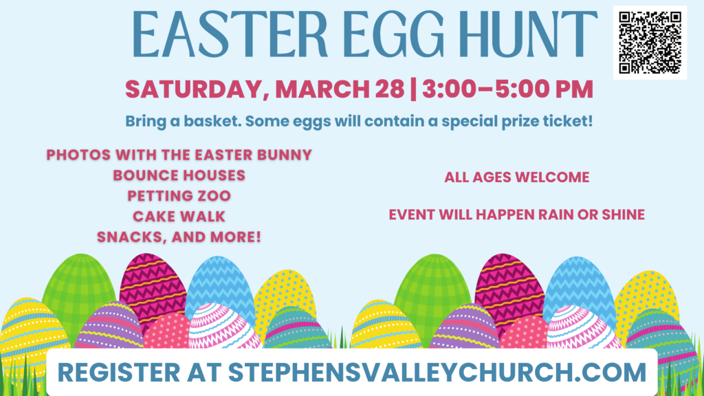 2026 Easter Egg Hunt digital sign